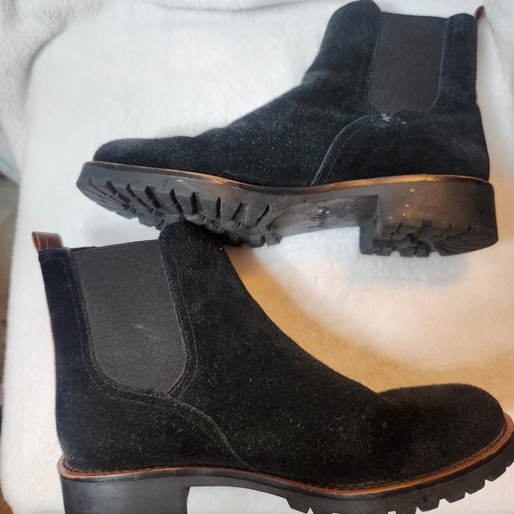 Sam Edelman Women's Black Suede Laguna Chelsea Boots Size 8.5 - Picture 5 of 9